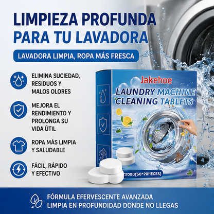 ERASE PURE™ – Tabletas Limpiadoras para Lavadora